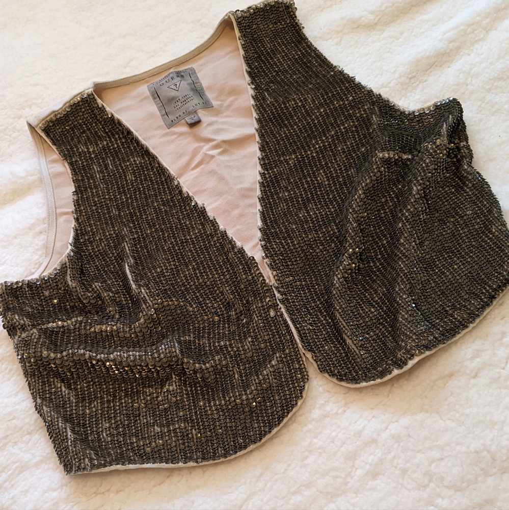 Guess Vintage Vest - Picture 1 of 12